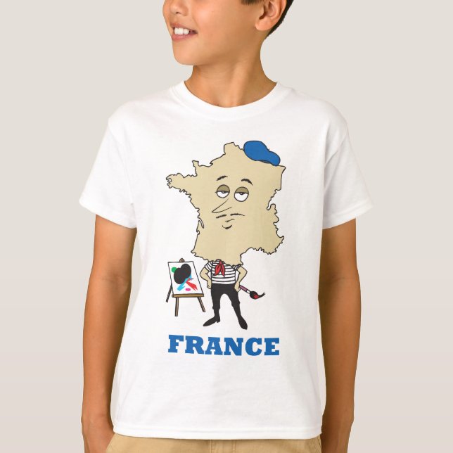 T-shirts Desenhos animados France (Frente)