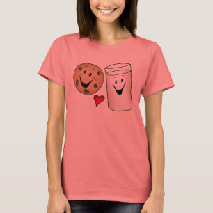 T-shirts Desenhos animados legal dos biscoitos e dos amigos