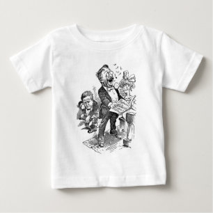 T-shirts Desenhos animados políticos de Theodore Roosevelt