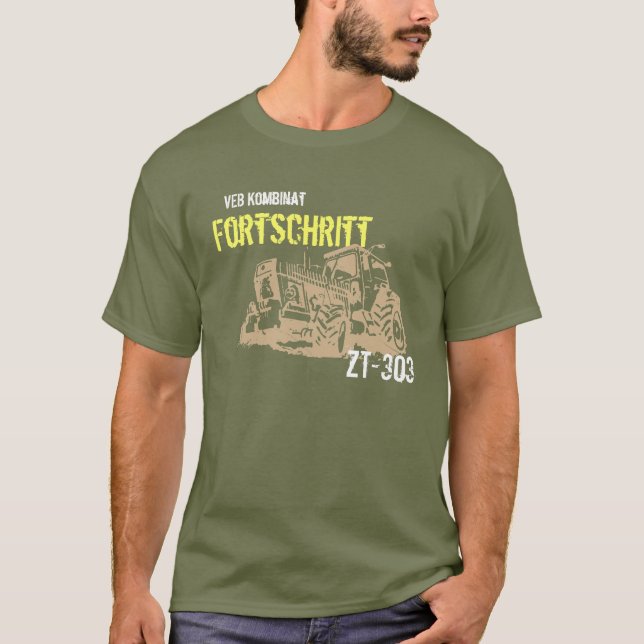 T-shirts Desenhos de publicidade tractores DDR (Frente)