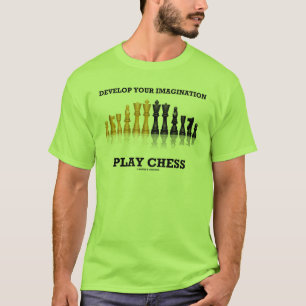 T-shirts Desenvolva seu xadrez de jogos de imaginação