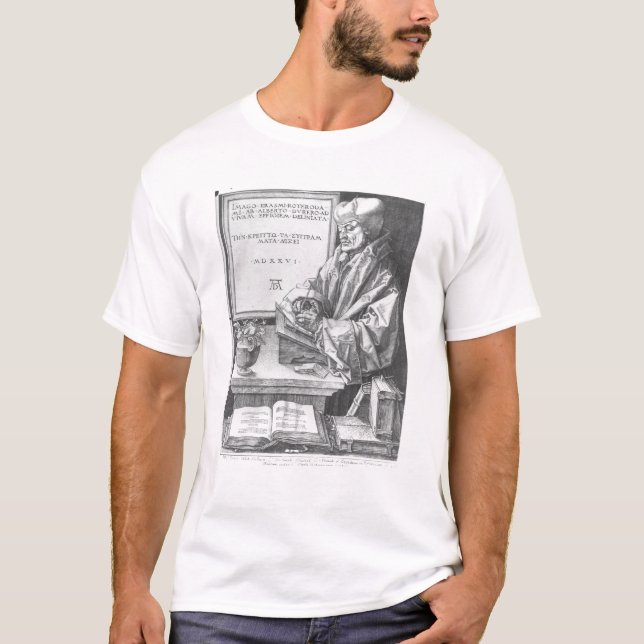 T-shirts Desiderius Erasmus de Rotterdam, 1526 (Frente)