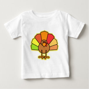 T-shirts Design bonito da acção de graças dos desenhos