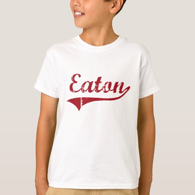 T-shirts Design clássico de Eaton Ohio (Frente)