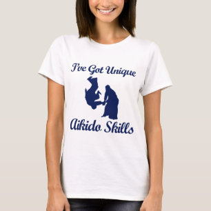 T-shirts design da arte marcial do aikido