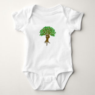 T-shirts Design da árvore do guerreiro da terra, grande