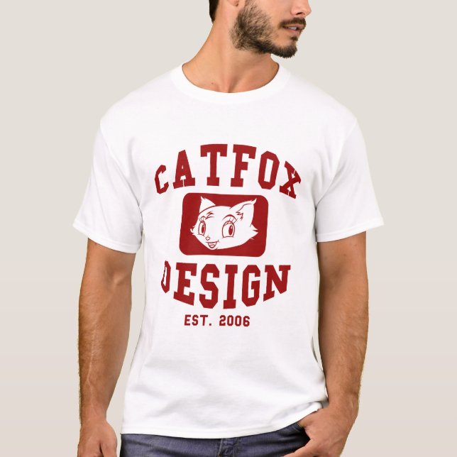 T-shirts Design da faculdade de Catfox (Frente)