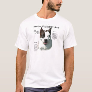 T-shirts Design da história de Staffordshire Terrier