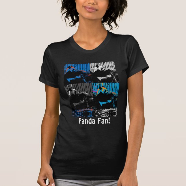 T-shirts Design de Arte Moderna com Urso Panda (Frente)