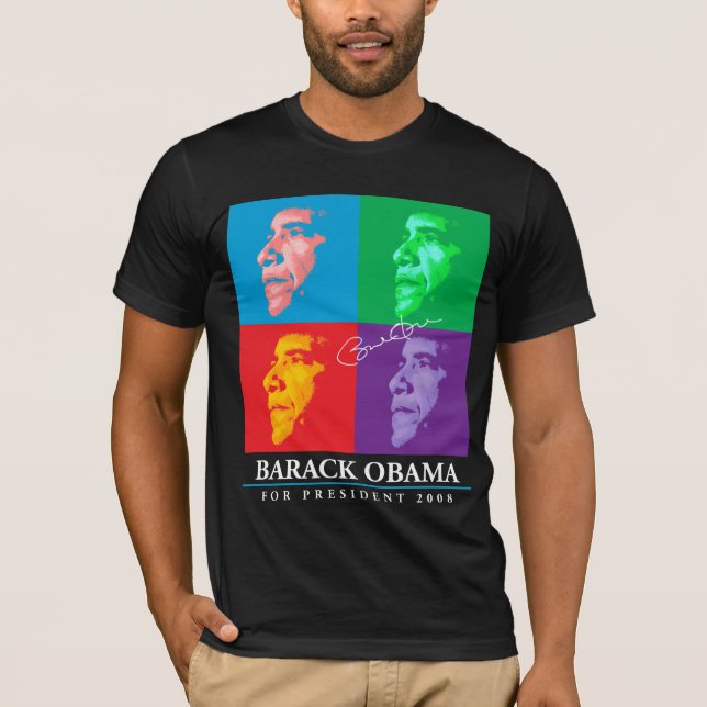 T-shirts Design de Barack Obama   Andy (Frente)
