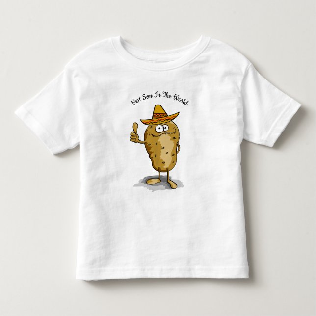T-shirts Design de batata sombrero mexicano (Frente)