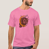 Design de Coruja e Lua