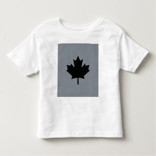 T-shirts Design de Folha de Mão do Carteiro Negro Canadense