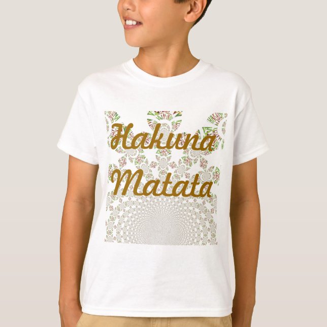 T-shirts Design de Hakuna Matata Única: Serene Vibes (Frente)
