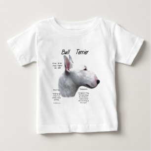 T-shirts Design de História da Bull Terrier