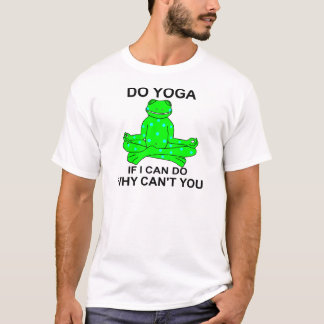 T-shirts Design de inspiração do sapo da ioga
