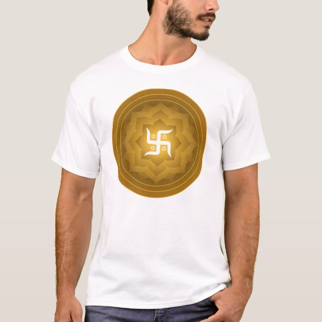 T-shirts Design de Lotus da suástica (Frente)