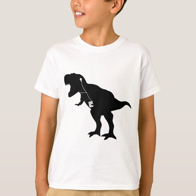 T-shirts Design de T-Rex da dança (Frente)