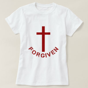 T-shirts Design de texto e Cruz Vermelha de Christian Perda