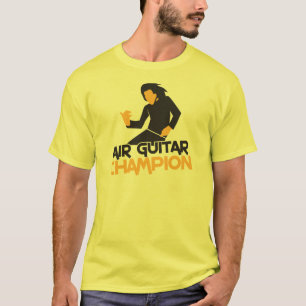 T-shirts Design do campeão de Air Guitar