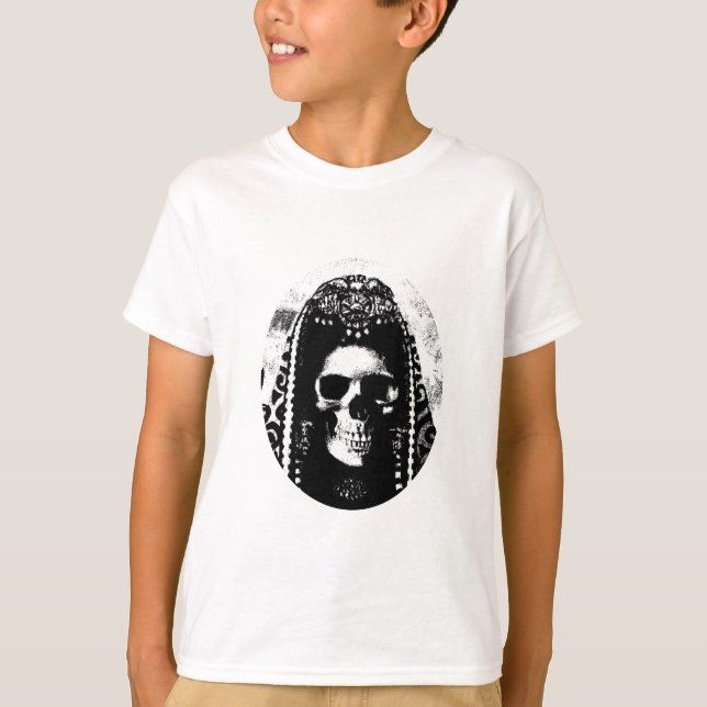 T-shirts Design do crânio do Grim Reaper (Frente)