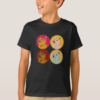 T-shirts Design do dogecoin do pop art