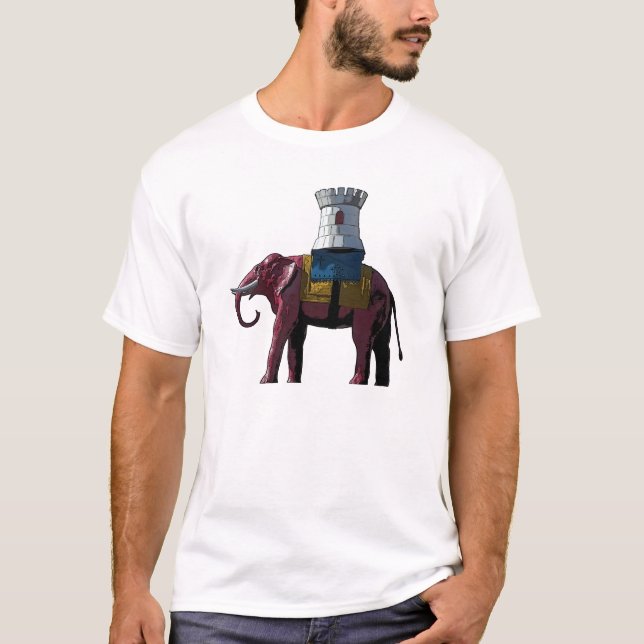 T-shirts Design do elefante e do castelo (Londres) (Frente)