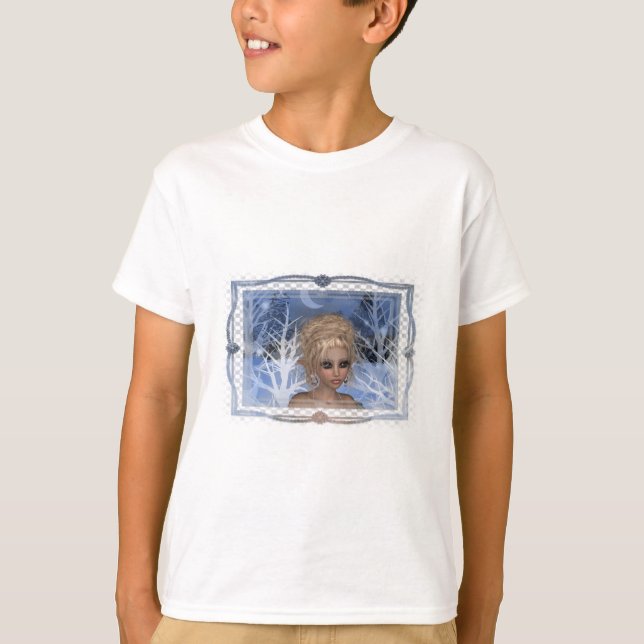 T-shirts Design do Elf do inverno Noturno (Frente)