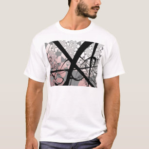 T-shirts Design do Fractal do desflorestamento