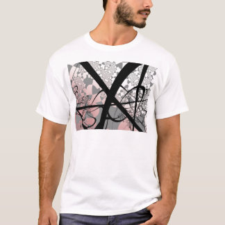 T-shirts Design do Fractal do desflorestamento