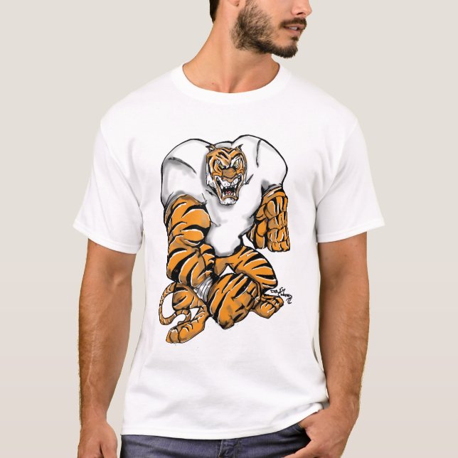 T-shirts design do futebol do tigre (Frente)
