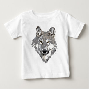 T-shirts Design do lobo cinzento