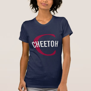 T-shirts Design do monograma do gato de Cheetoh