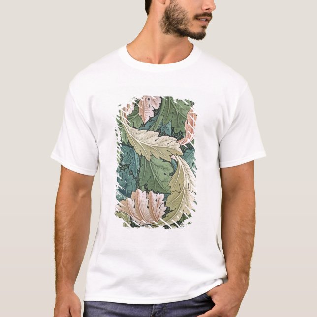 T-shirts Design do papel de parede do "Acanthus", 1875 (Frente)