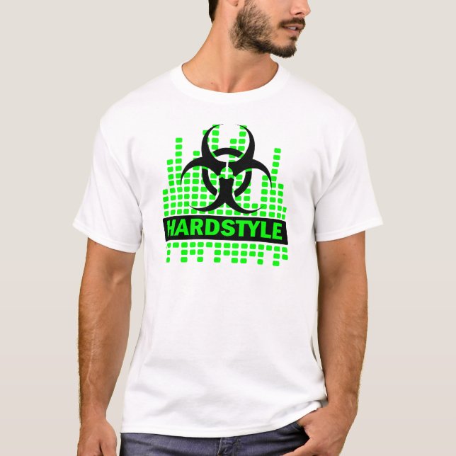 T-shirts Design do ritmo de Hardstyle (Frente)