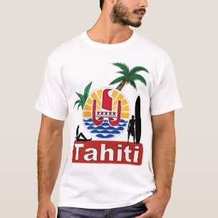 T-shirts design do surf de tahiti