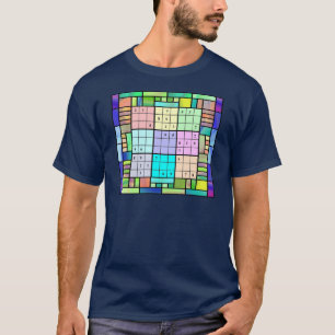T-shirts Design do vitral de Sudoku