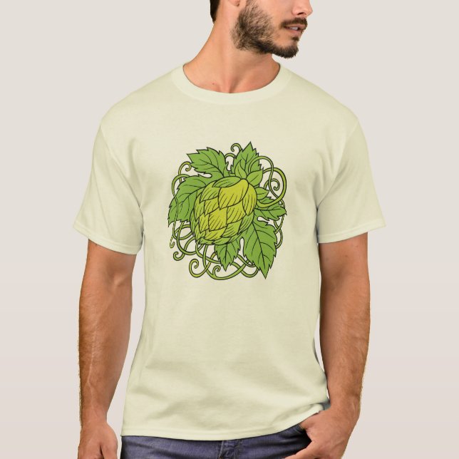 T-shirts Design dos saltos (o T do amante da cerveja do (Frente)