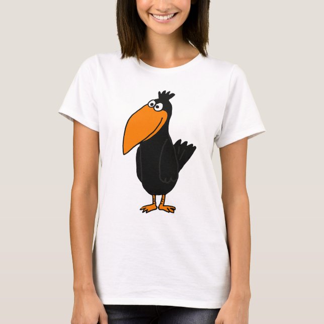 T-shirts Design engraçado do corvo do BB (Frente)