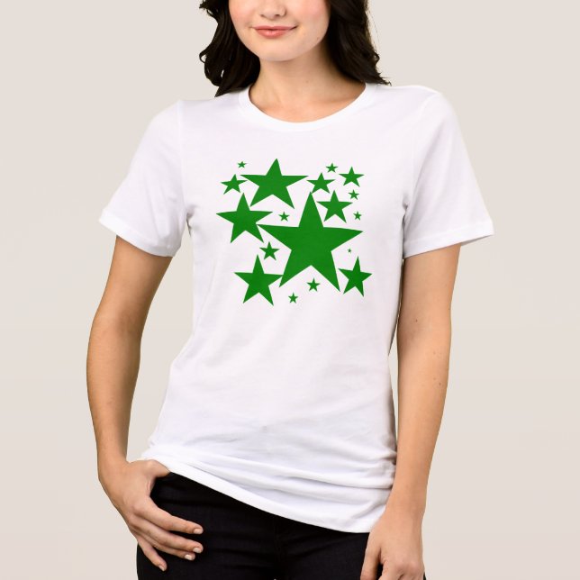 T-shirts Design Estrela Verde (Frente)