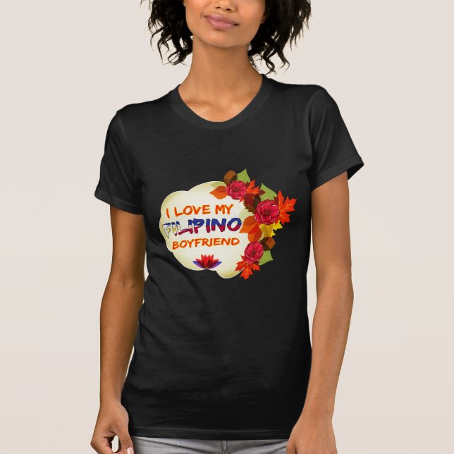 T-shirts Design filipino do namorado (Frente)