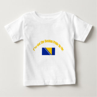 T-shirts design patriótico bosniano da bandeira