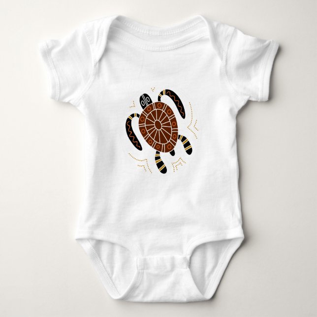 T-shirts Design pontilhado tartaruga (Frente)