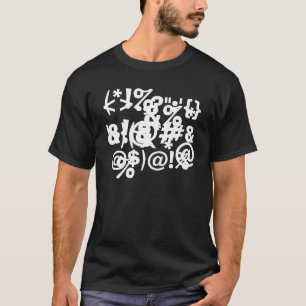 T-shirts design preto 1 da pontuação