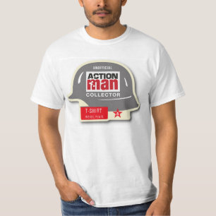 T-shirts Design retro do capacete alemão do homem da açã