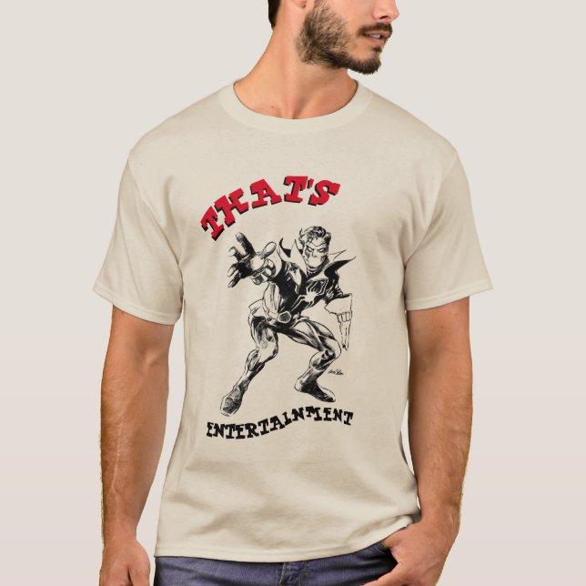 T-SHIRTS DESIGN RETRO DO HOMEM DO INSETO! (Frente)