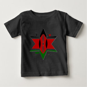 T-shirts Design Safari de Sinalizador Queniano
