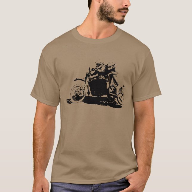 T-shirts Design simples de Sidecarcross (Frente)