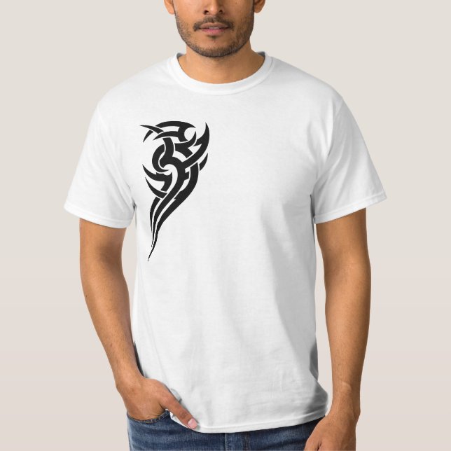T-shirts Design tribal preto 5 da caixa de 2 partes (Frente)