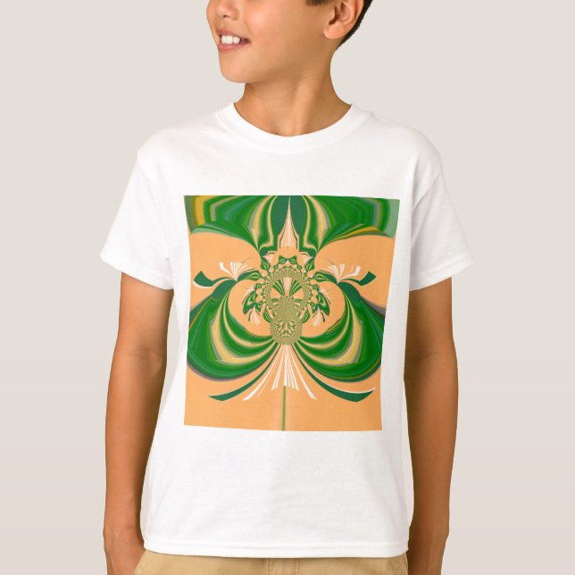 T-shirts Design verde amarelo. (Frente)